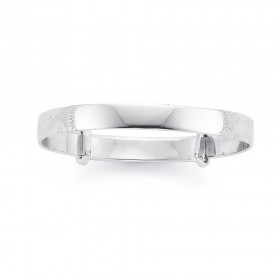 Expandable-Engraved-Baby-Bangle on sale