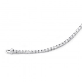 Sterling-Silver-17cm-Cubic-Zirconia-Tennis-Bracelet on sale