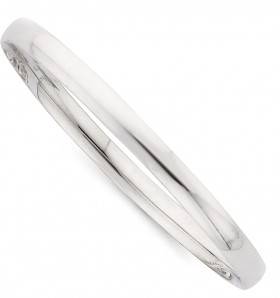 Sterling-Silver-65mm-6mm-Solid-Oval-Bangle on sale