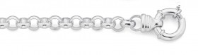 Sterling-Silver-19cm-Bolt-Ring-Belcher-Bracelet on sale