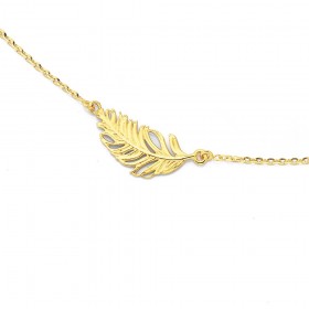 9ct-Feather-Anklet on sale