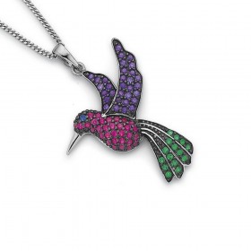 Cubic-Zirconia-Hummingbird-Pendant-in-Sterling-Silver on sale