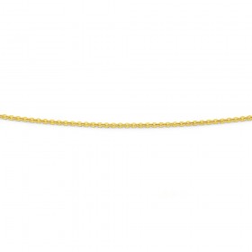 Solid+9ct+50cm+Trace+Chain