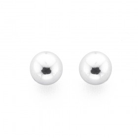 Sterling-Silver-5mm-Ball-Studs on sale