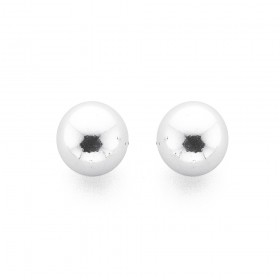 Sterling+Silver+7mm+Ball+Studs