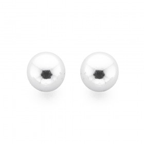 Sterling+Silver+9mm+Ball+Studs