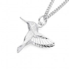 Hummingbird+Charm+in+Sterling+Silver