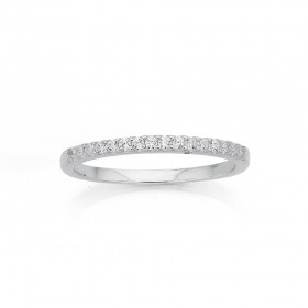 Sterling-Silver-Cubic-Zirconia-Set-Ring on sale