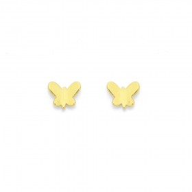 9ct+Butterfly+Studs