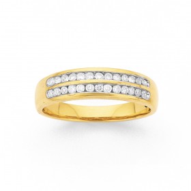 9ct-Diamond-Anniversary-Ring on sale