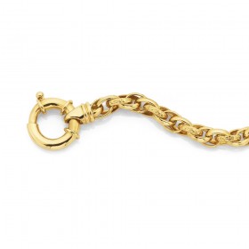 9ct-19cm-Patterened-Rope-Bracelet on sale