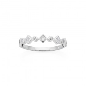 Sterling-Silver-CZ-Geometric-Stacker-Ring on sale