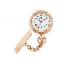 Elite-Ladies-Rose-Tone-Nurses-Watch-Model5088622 on sale