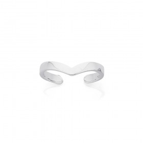 Sterling-Silver-Chevron-Toe-Ring on sale