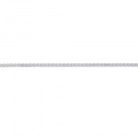 Sterling-Silver-19cm-Wheat-Chain-Bracelet on sale