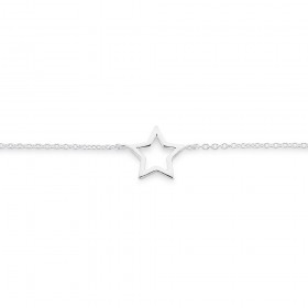 Sterling-Silver-Star-Bracelet on sale