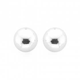 Sterling+Silver+10mm+Ball+Studs