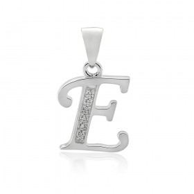 Initial-E-Pendant-in-Sterling-Silver on sale