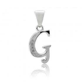 Initial+G+Pendant+in+Sterling+Silver
