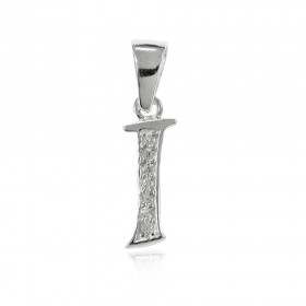 Initial-I-Pendant-in-Sterling-Silver on sale