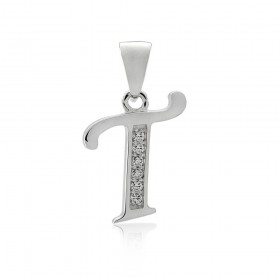 Initial-T-Pendant-in-Sterling-Silver on sale