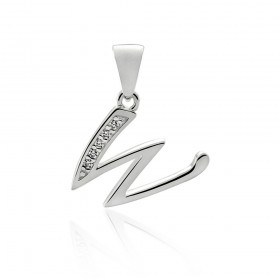 Initial-W-Pendant-in-Sterling-Silver on sale