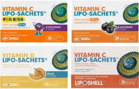 Liposhell-Lipo-Sachets-Range-30-Pack on sale