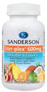 Sanderson-Ester-Plex-600mg-5-Fruits-220-Tablets on sale