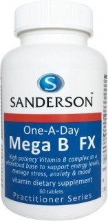 Sanderson-One-A-Day-Mega-B-FX-60-Tablets on sale