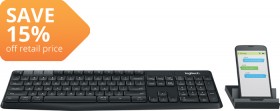 Logitech-K375S-Multi-Device-Wireless-Keyboard-and-Stand-Set on sale