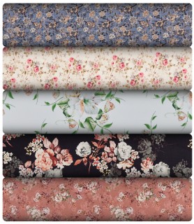 Printed-Plain-Sateen on sale