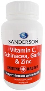 Sanderson-Vitamin-C-Echinacea-Garlic-Zinc-90-Tablets on sale
