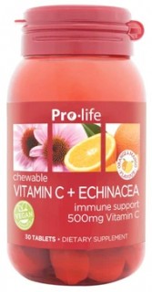Pro-Life-Vitamin-C-Echinacea-30-Tablets on sale