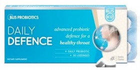 Blis-Daily-Defence-Vanilla-30-Lozenges on sale