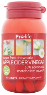 Pro-Life-Apple-Cider-Vinegar-50-Chewable-Tablets on sale