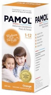 Pamol-All-Ages-Orange-Colour-Free-200mL on sale