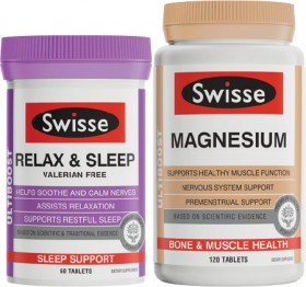 Swisse-Magnesium-120s-or-Relax-Sleep-60s on sale