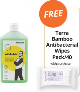 WillAble-Range-FREE-TERRA-BAMBOO-ANTIBACTERIAL-WIPES-PACK40-WITH-PURCHASE on sale