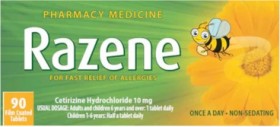 Razene-Allergy-Relief-90-Tablets on sale