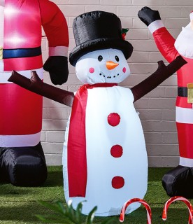 30-off-Jolly-Joy-135cm-Inflatable-Snowman on sale