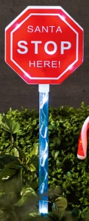 30-off-Jolly-Joy-Battery-Operated-LED-Santa-Stop-Here-Stake on sale