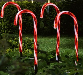 30-off-Jolly-Joy-Candy-Cane-Solar-Garden-Stake-5-Pack on sale