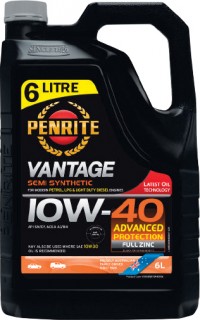 Penrite-Vantage-10W-40-6L on sale