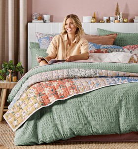 Koo-Grace-Waffle-Duvet-Cover-Set on sale