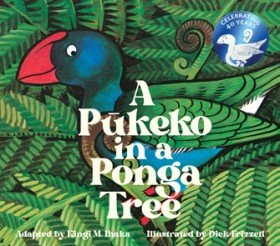 A-Pukeko-In-a-Ponga-Tree on sale