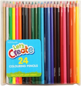 WHSmith-Colouring-Pencils-Pack-of-24 on sale