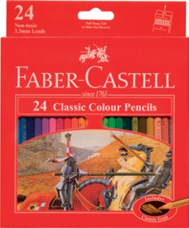 Faber-Castell-Classic-Colouring-Pencils-Pack-of-24 on sale