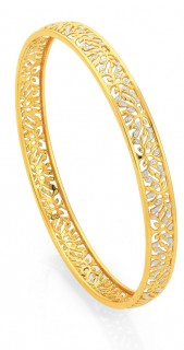 9ct-70mm-Two-Tone-Tree-of-Life-Bangle on sale