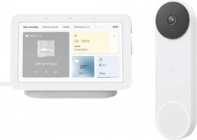 Google-Nest-Doorbell-Nest-Hub-Chalk on sale