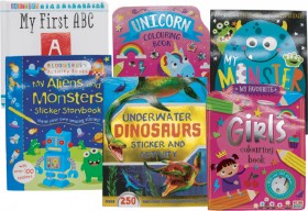 Kids-Activity-Books on sale